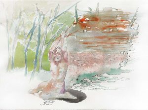 Moor, Aquarell, 28 x 38 cm, 2005