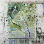Studioview Tropic, The island series, Oil on canvas, 160 x 120 cm, 2019