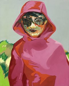 Girl in pink hoody, Oil on canvas, 100 x 80 cm, 2006