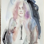 Girl No. One, Watercolour, 38 x 28 cm, 2020
