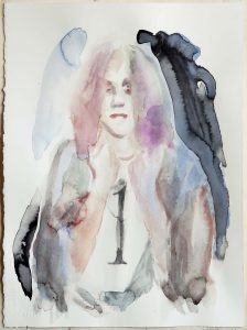 Girl No. One, Watercolour, 38 x 28 cm, 2020