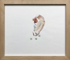 Ear, Watercolour, 25 x 32 cm, 2020