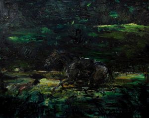 Pferd, Öl auf Leinwand, 120 x 150 cm, 2013