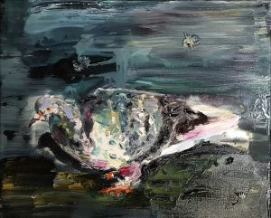 Pidgeon, Oil on canvas, 40 x 50 cm, 2021
