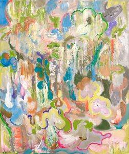 Floating Garden, Oil on canvas, 120 x 100 cm, 2024