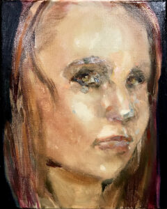 Portrait, Oil on fabric, 30 x 25 cm, 2006/2026
