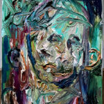 Portrait, Oil on fabric, 30 x 25 cm, 2026