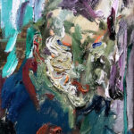 Portrait, Oil on fabric, 30 x 25 cm, 2026